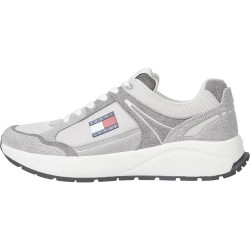 маратонки,мъжки,маратонки,tommy,jeans,runner,mix,material,trainers,grey