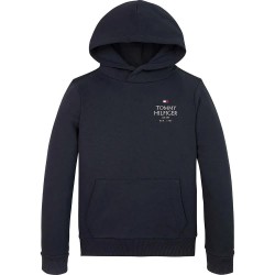 суичър,детски,блузи,tommy,hilfiger,logo,puff,print,hoodie,desert,sky,(black)