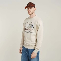 блуза,мъжки,пуловери,g,star,circle,sweatshirt,whitebait,(beige)