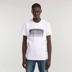 тениска,мъжки,тениски,g,star,stacked,old,skool,logo,r,t,short,sleeve,t,shirt,white,(white)
