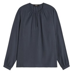 риза,с,дълъг,ръкав,дамски,блузи,дамски,ризи,ecoalf,alma,long,sleeve,shirt,blue