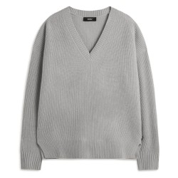 блуза,дамски,пуловери,дамски,плетени,дрехи,ecoalf,azalea,sweater,light,grey,melange,(grey)