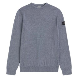 блуза,мъжки,пуловери,ecoalf,bayona,sweater,grey,blue,melange,(grey)