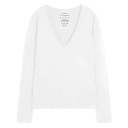 тениска,дамски,тениски,ecoalf,bea,long,sleeve,t,shirt,white,(white)