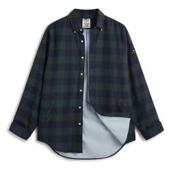 риза,с,дълъг,ръкав,мъжки,ризи,ecoalf,gaston,long,sleeve,shirt,blue