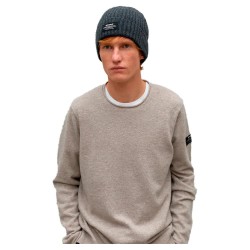 шапка,всички,шапки,ecoalf,thick,beanie,dark,grey,melange,(blue,grey)