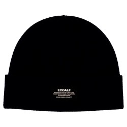 шапка,всички,шапки,ecoalf,thin,beanie,deep,navy,(black)