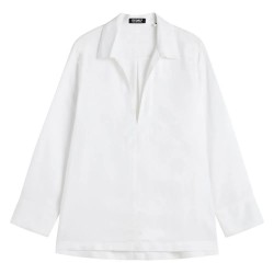 риза,с,дълъг,ръкав,дамски,блузи,дамски,ризи,ecoalf,vega,long,sleeve,shirt,white