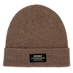 шапка,всички,шапки,ecoalf,wool,beanie,brown,melange,(brown)