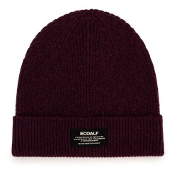 шапка,всички,шапки,ecoalf,wool,beanie,grape,melange,(red)