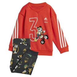 детски,екипи,детски,облекла,за,момчета,adidas,disney,mickey,mouse,joggers,set,bright,red,off,white,semi,spark,(orange,grey)