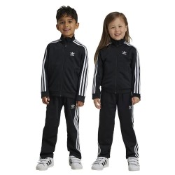 Adidas Originals Adicolor Firebird long sleeve set - Black (Black) детски,екипи,adidas,originals,adicolor,firebird,long,sleeve,set,black,(black)