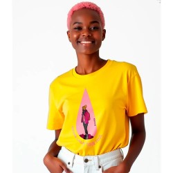 тениска,дамски,тениски,kruskis,calm,your,soul,short,sleeve,t,shirt,yellow,(yellow)