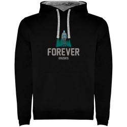 суичър,мъжки,пуловери,kruskis,forever,two,colour,hoodie,black,grey,(black)
