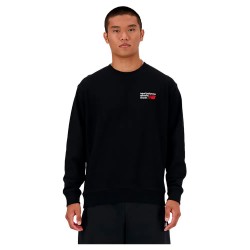 Тениска New balance Athletics Premium Logo long sleeve T-shirt - Black (Black) тениска,мъжки,тениски,дамски,тениски,new,balance,athletics,premium,logo,long,sleeve,t,shirt,black,(black)