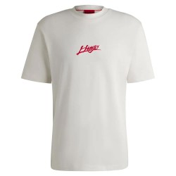 тениска,мъжки,тениски,hugo,dlogo,10257318,short,sleeve,t,shirt,white,(natural)