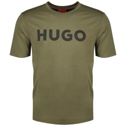 тениска,мъжки,тениски,hugo,dulivio,10229761,short,sleeve,t,shirt,green,(dark,beige)