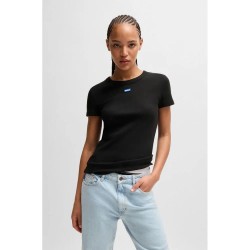 тениска,дамски,тениски,hugo,easy,b,10257055,short,sleeve,t,shirt,black