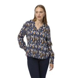 риза,с,дълъг,ръкав,дамски,ризи,redgreen,andrea,long,sleeve,shirt,blue,(dark,navy,pattern)