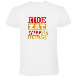 тениска,мъжки,тениски,kruskis,ride,eat,sleep,repeat,short,sleeve,t,shirt,white