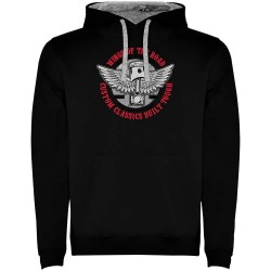 суичър,мъжки,пуловери,kruskis,wings,of,road,two,colour,hoodie,black,grey,(black)