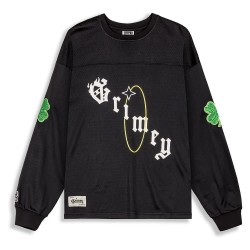 тениска,мъжки,тениски,grimey,saoirse,mesh,long,sleeve,t,shirt,black