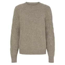 блуза,дамски,пуловери,дамски,плетени,дрехи,sea,ranch,mirja,sweater,cobblestone,(grey)