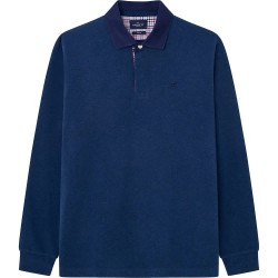 мъжки,блузи,с,яка,hackett,trim,rugby,long,sleeve,polo,blue