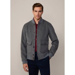 яке,мъжки,якета,hackett,wool,bomber,jacket,grey