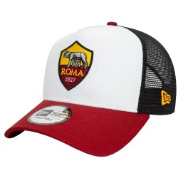 шапка,всички,шапки,new,era,core,ef,associazione,sportiva,roma,trucker,cap,white,(white)