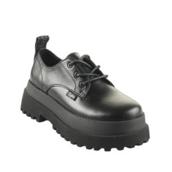 Обувки Buffalo Pluto Lace Up L shoes - Black (Black) обувки,дамски,обувки,buffalo,pluto,lace,up,l,shoes,black,(black)