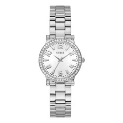 часовник,часовници,guess,fawn,watch,silver