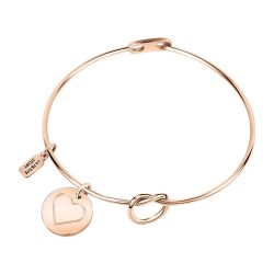 бижутерия,le,petite,story,bang,love,knot,bracelet,rose,gold,pink,(golden)