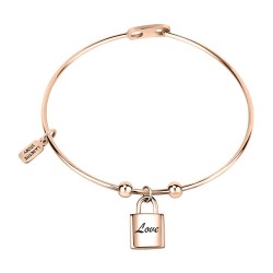 бижутерия,le,petite,story,bang,padlock,love,bracelet,golden,(gold,pink)