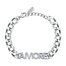 бижутерия,le,petite,story,br,love,letter,crystal,16.3,cm,bracelet,silver