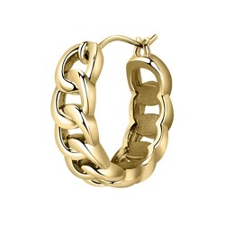 бижутерия,le,petite,story,brass,curb,chain,earrings,golden,(gold,golden)