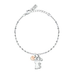 бижутерия,le,petite,story,charms,story,kitty,bracelet,silver,(white)