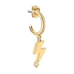 бижутерия,le,petite,story,hoop,flash,earrings,golden,(white)