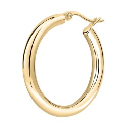 бижутерия,le,petite,story,hoop,maxi,25,mm,earrings,golden,(gold,golden)