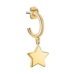 бижутерия,le,petite,story,hoop,star,earrings,golden,(gold,golden)