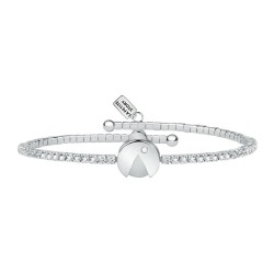 бижутерия,le,petite,story,lux,bangles,central,ladybug,bracelet,silver,(white)