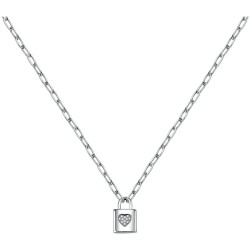 бижутерия,le,petite,story,padlock,necklace,silver,(silver)
