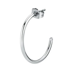 бижутерия,le,petite,story,steel,post,c,hoop,30,mm,earrings,silver