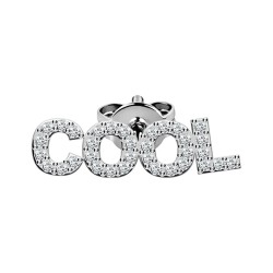 бижутерия,le,petite,story,stud,cool,earrings,silver
