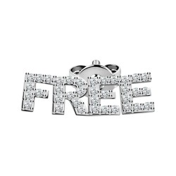 бижутерия,le,petite,story,stud,free,earrings,silver