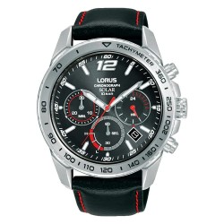 часовник,часовници,lorus,watches,solar,watch,black