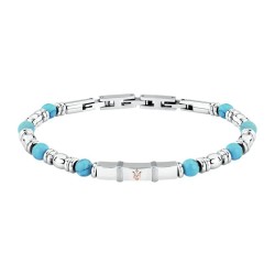 бижутерия,maserati,iconic,18.5,3,cm,bracelet,blue,(silver)