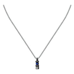 бижутерия,maserati,sapphire,lg.,gem.ip,45,5,necklace,silver