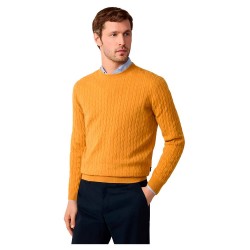блуза,мъжки,пуловери,façonnable,fm700371,sweater,tobacco,brown,(orange)