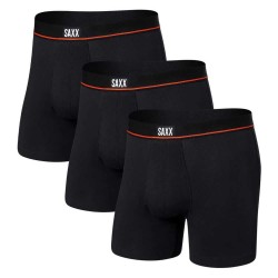 боксерки,мъжко,бельо,saxx,underwear,non,stop,stretch,brief,fly,boxers,3,units,black